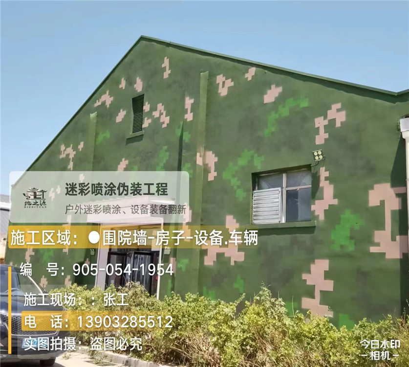 铜梁外墙数码迷彩漆施工报价清单（100㎡标准墙面测算）